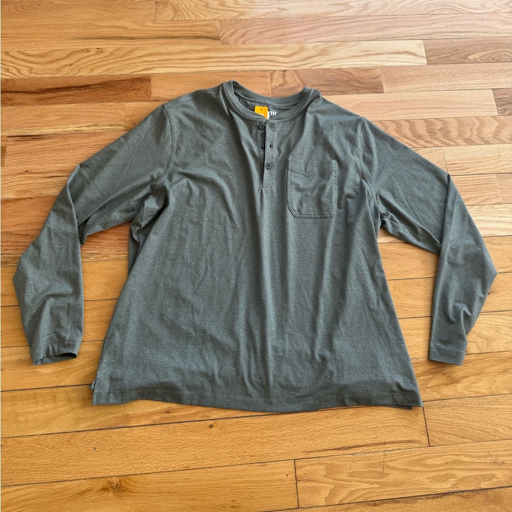 Duluth Trading Co Men's Charcoal Long Sleeve Shirt